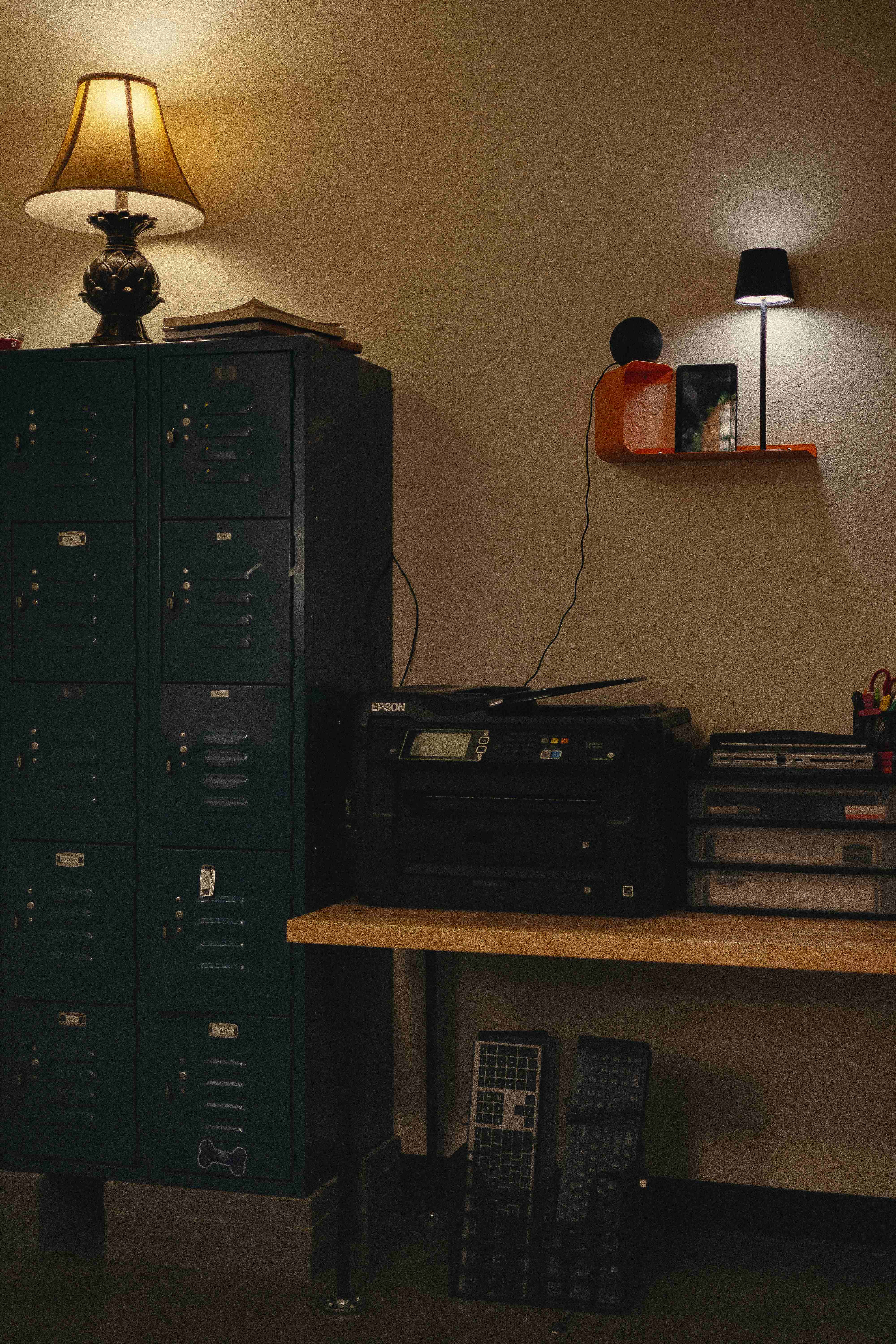 Villageco.work locker and printer station